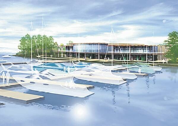 CONCEPT: An artist's impression of the $200 million marina project.