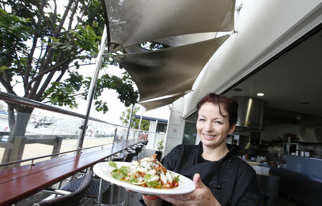 NONE FRESHER: The Galley eatery head chef Amanda Laird.  Picture: Dean Osland