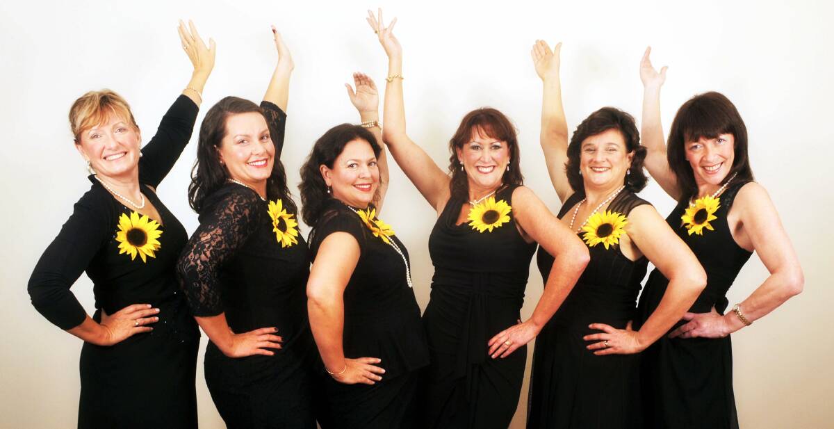 MAKE A DATE: Some of the cast of Wyong Drama Group's Calendar Girls.