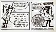 Monty Wedd's Dollar Bill character was party of the decimal currency campaign in the early 1960s. 