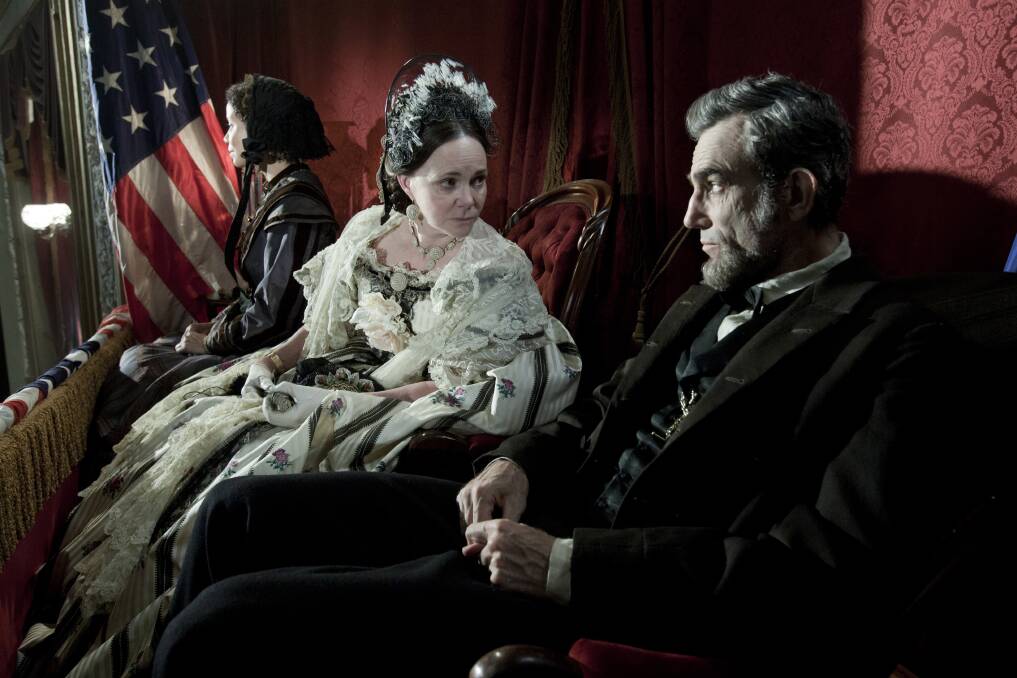 COMPELLING: Sally Field and Daniel Day-Lewis lead the A-grade Lincoln cast.