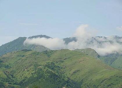 Serene ... the hills of Abbottabad.
