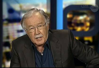 Apology ... Serial guest and veteran journalist George Negus told The Project he had spoken to Ben Roberts-Smith.