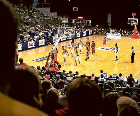 BLAST FROM THE PAST: The Pirates host Brisbane in 2006 at Newcastle Entertainment Centre. - Picture by Darren Pateman