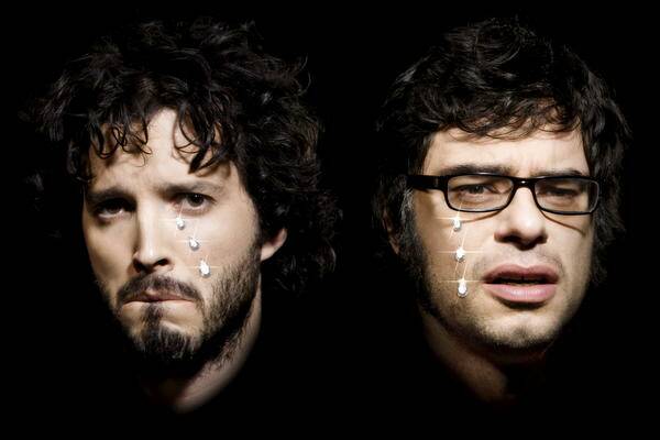 CULTURAL AMBASSADORS: Jemaine Clement and Bret McKenzie took New York by storm.
