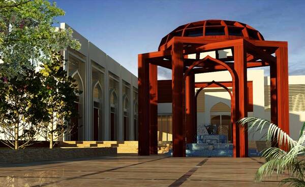 An artist's plans for a proposed mosque development for Elermore Vale.