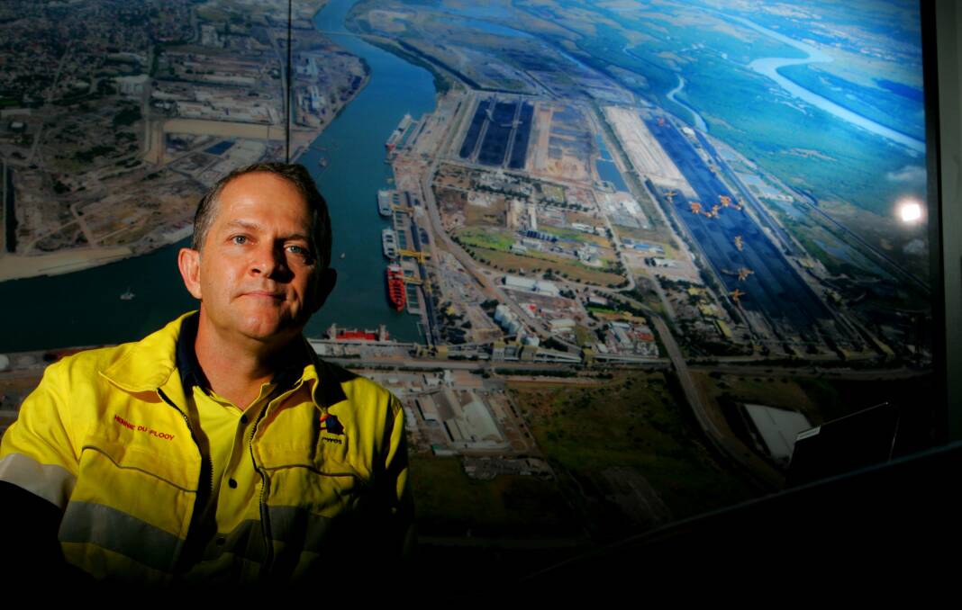 RESULT: Port Waratah Coal Services chief executive Hennie du Plooy was pleased by the new record.