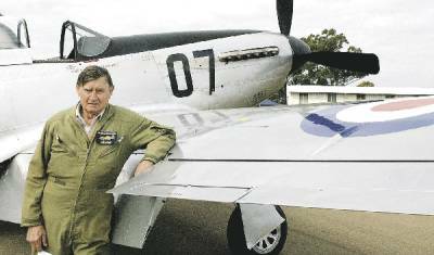 EXPERIENCED: Legendary Hunter pilot Col Pay, who died in yesterday's crash, was a life member of Scone Aero Club.