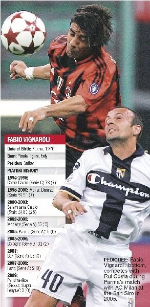 Italian Fabio Vignaroli boosts Jets frontline