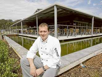 MAKING SPLASH: Executive chef Phillip Dick at the Cookabarra restaurant set to open at Bobs Farm this Saturday. - Picture by Anita Jones