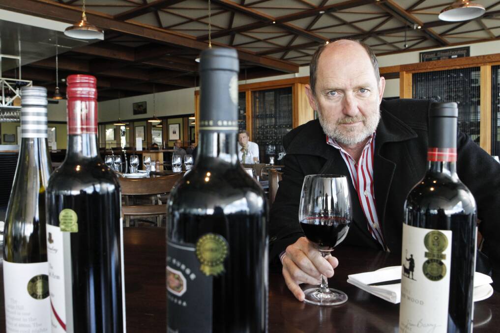 MENTOR: Iain Riggs is passing on his love of fine red wine. Picture: Glenn Hunt