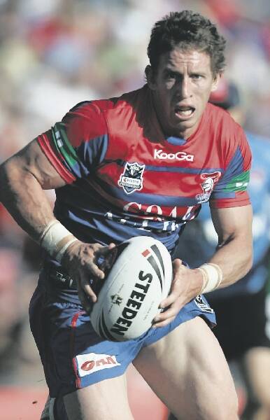 MOTIVATED: Newcastle's Kurt Gidley is a certain selection for next month's All Stars exhibition match at Skilled Park.- Picture by Peter Stoop
