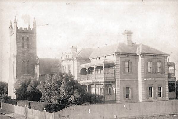 EARLY DAYS: St John's and Bishop House, before 1933.