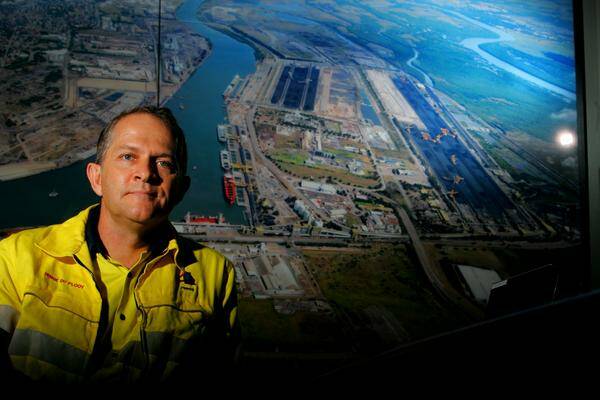 Port Waratah Coal Services boss Hennie du Plooy.