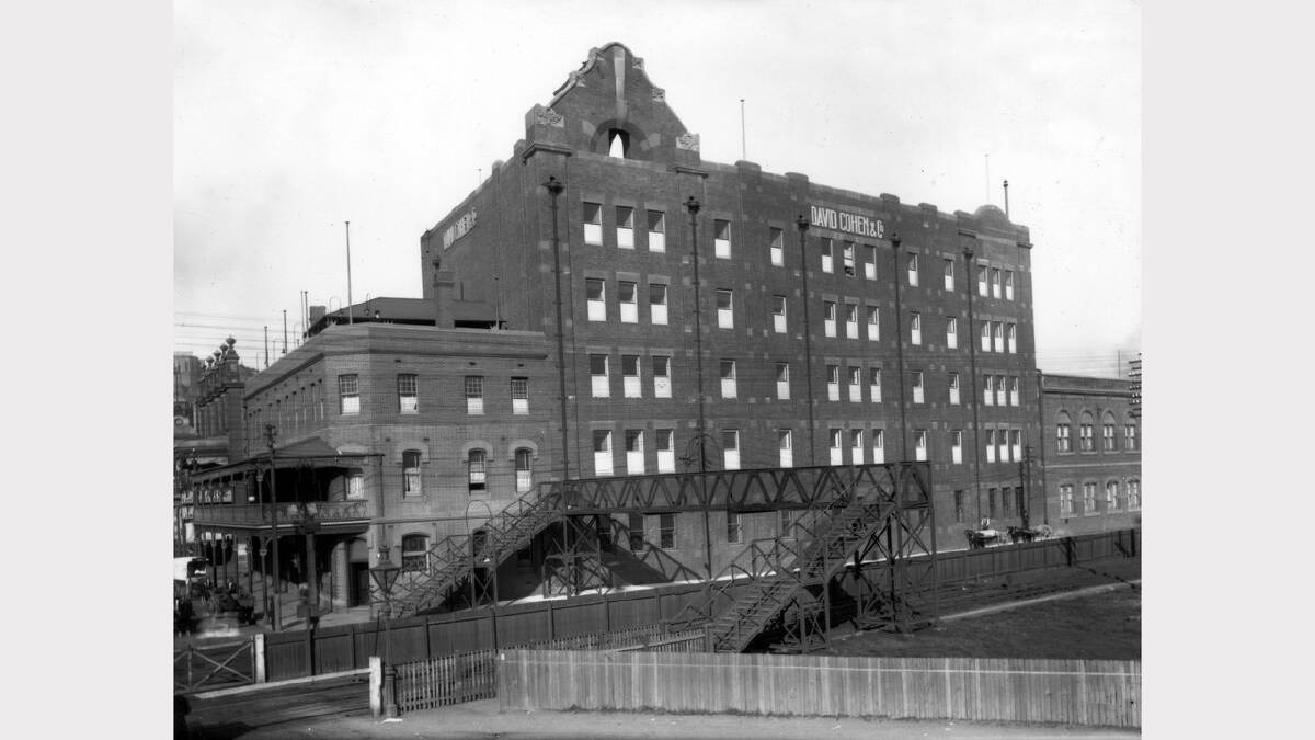 ARCHIVAL REVIVAL 1900s: Photographs from the Newcastle Herald's files. Cohen Warehouse David Cohen & Co May 1909 Scott Street. 