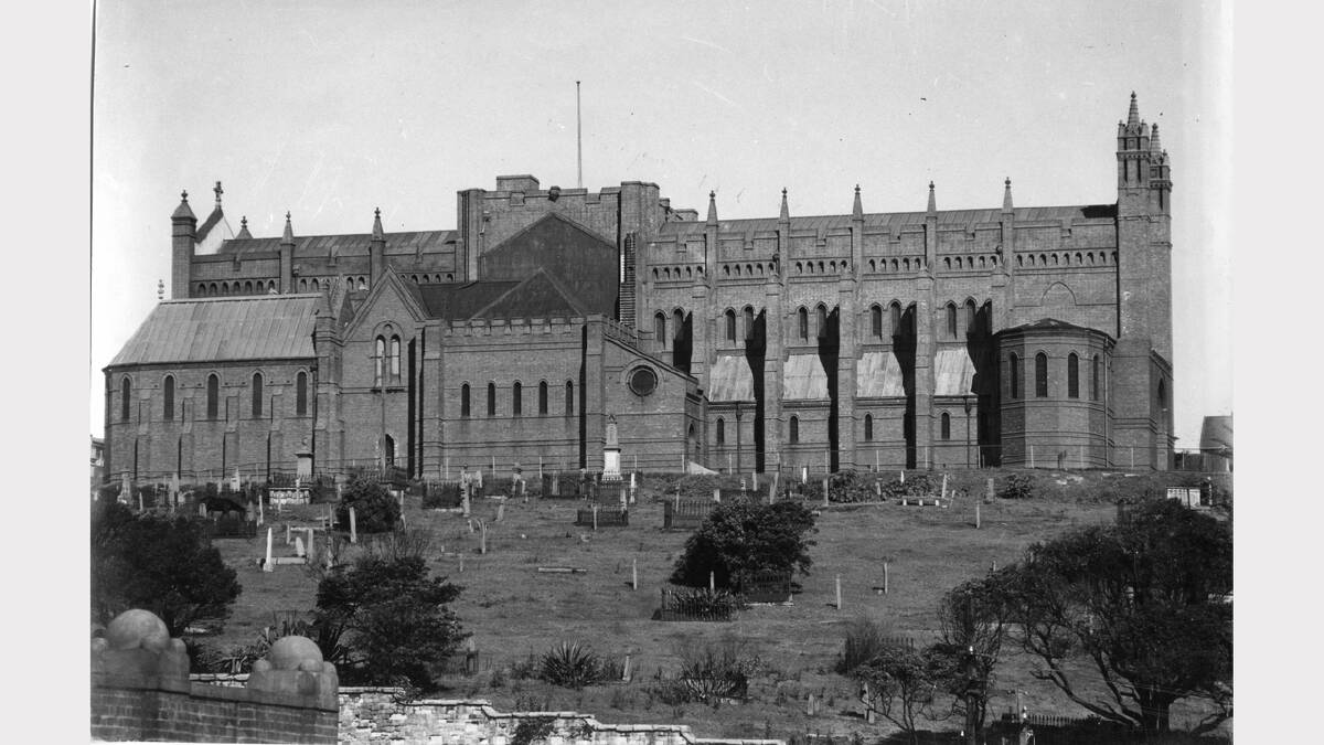 The cemetery at Christ Church Cathedral, Newcastle in 1968. Picture MAX MASON-HUBERS 
