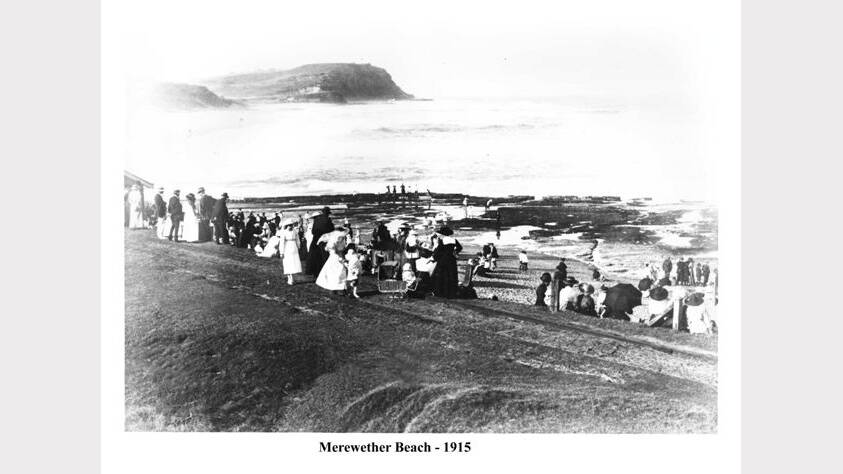 ARCHIVAL REVIVAL 1900s: Photographs from the Newcastle Herald's files.  Merewether Beach 1915.