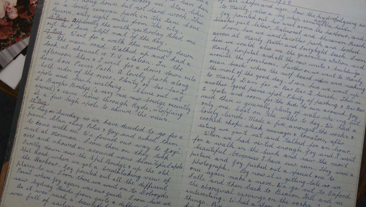 REAMS OF WRITING: Details from their correspondence.