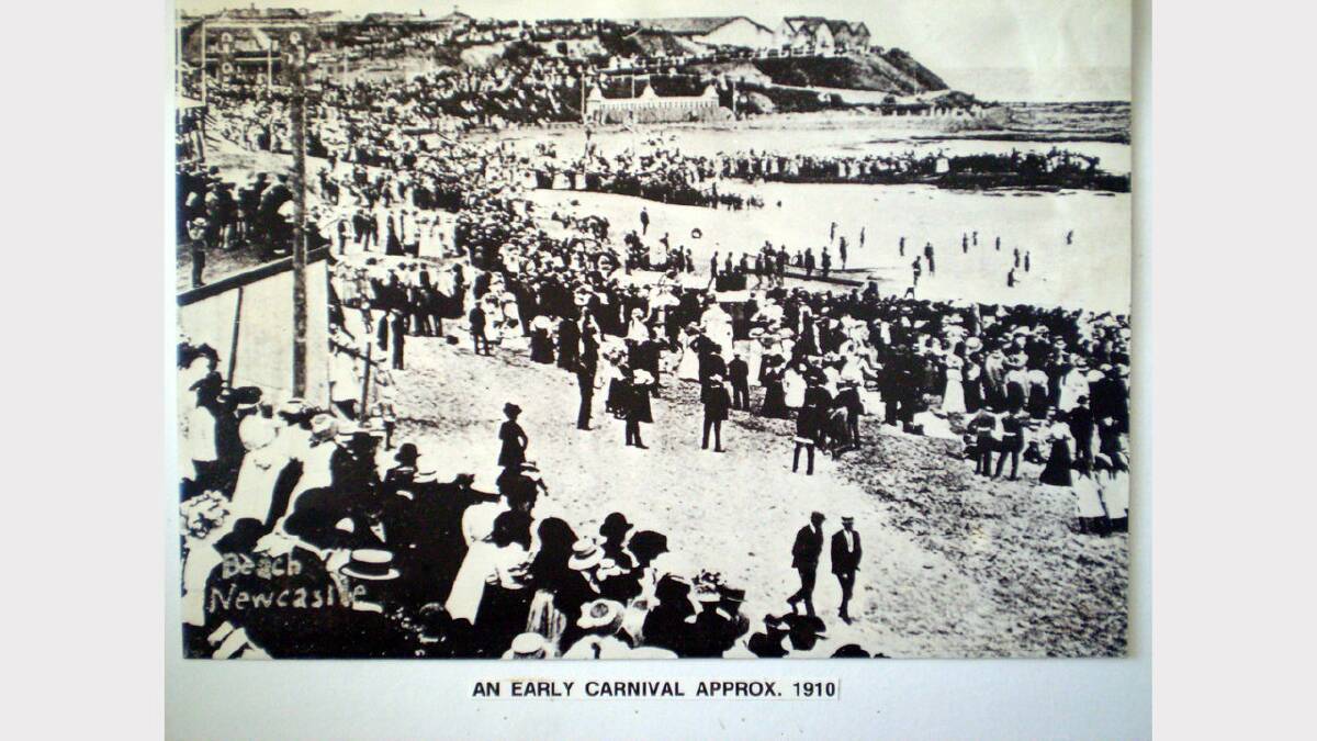 ARCHIVAL REVIVAL 1900s: Photographs from the Newcastle Herald's files. Newcastle Beach carnival, circa 1910.