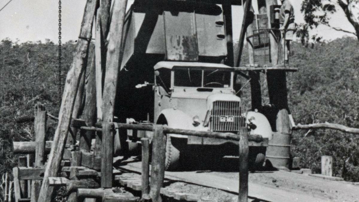 SMALL OPERATION: Another of Bloomfield Collieries' early coal trucks. Picture supplied by Bloomfield Collieries.