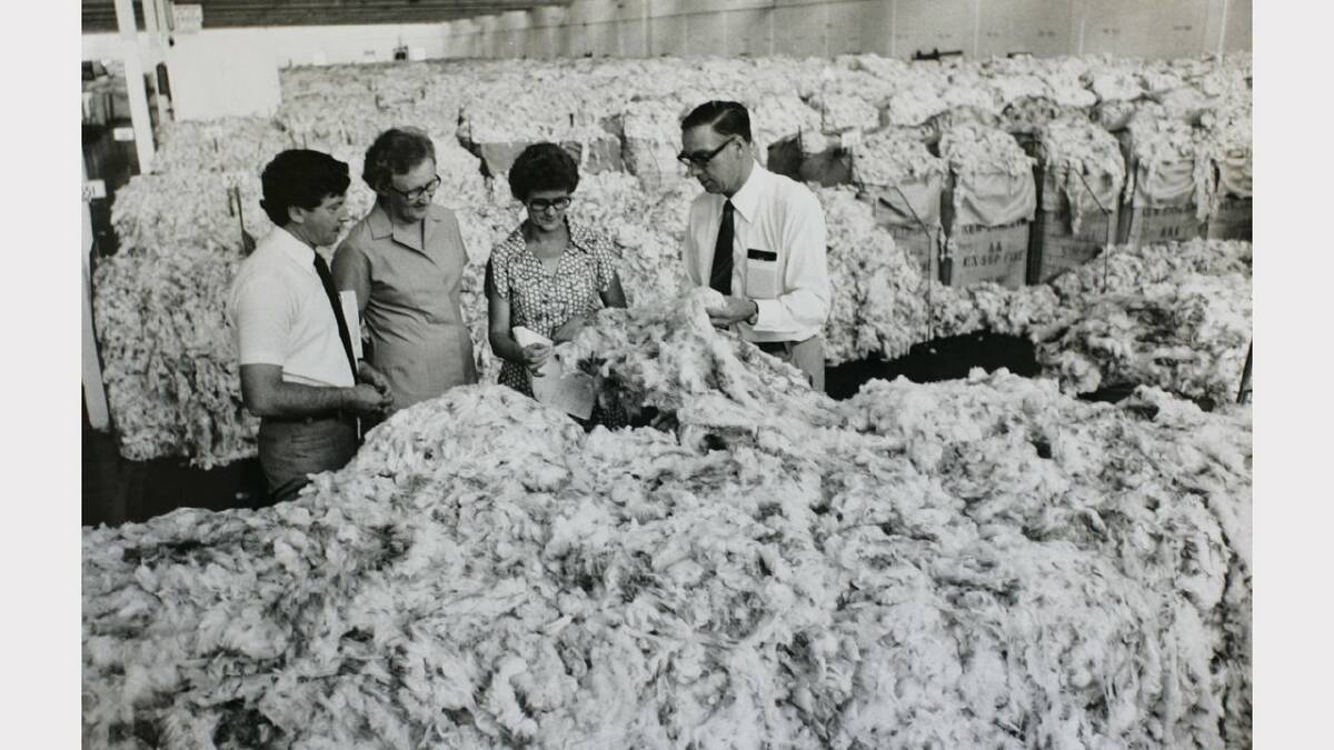 Newcastle wool sheds.23rd february 1976 