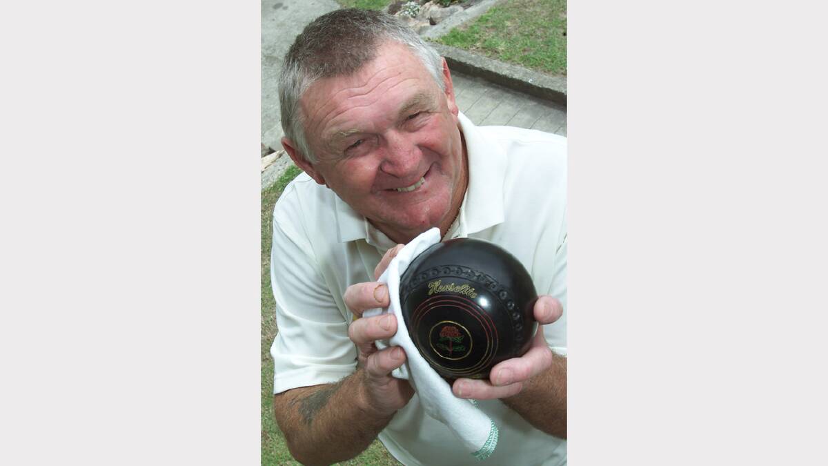 LAWN BOWLS: Barry Salter.