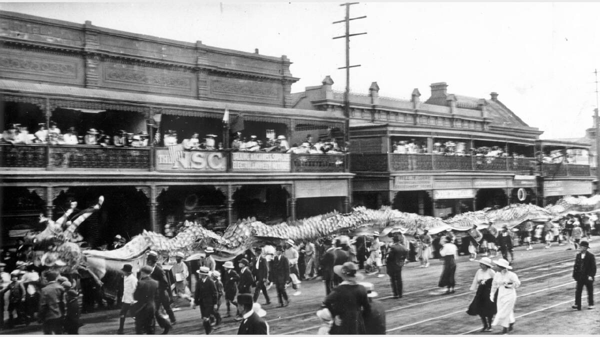ARCHIVAL REVIVAL 1900s: Photographs from the Newcastle Herald's files. Chinese festival parade. 