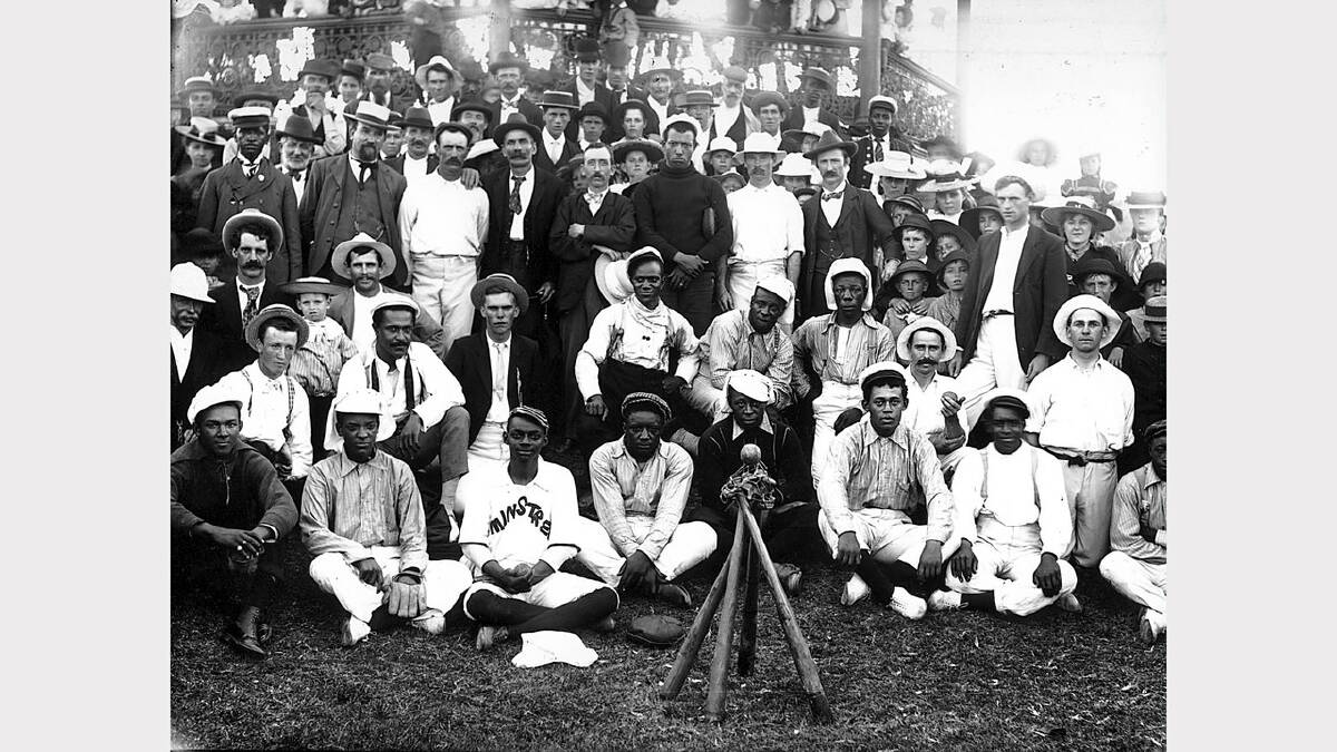 ARCHIVAL REVIVAL 1900s: Photographs from the Newcastle Herald's files. Lambton Park in early January 1900. The crowd has gathered to watch a baseball game. 
