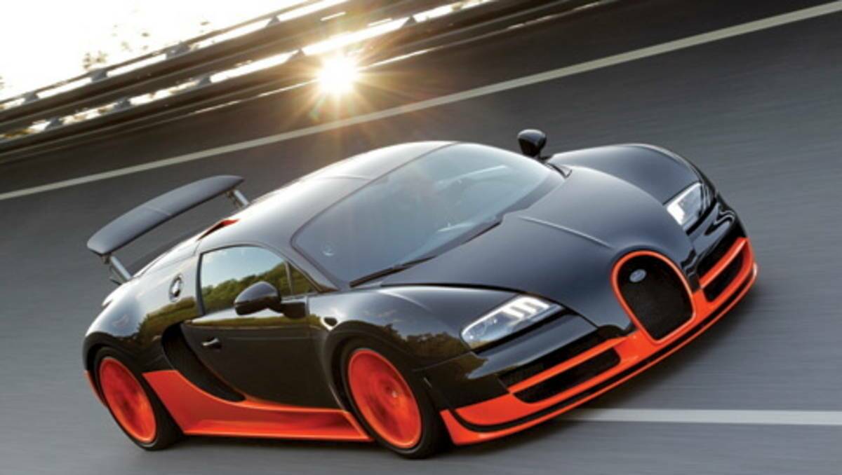 PURRR: The Bugatti Veyron Super Sport is worth considering if you need new wheels to drive to the bank.