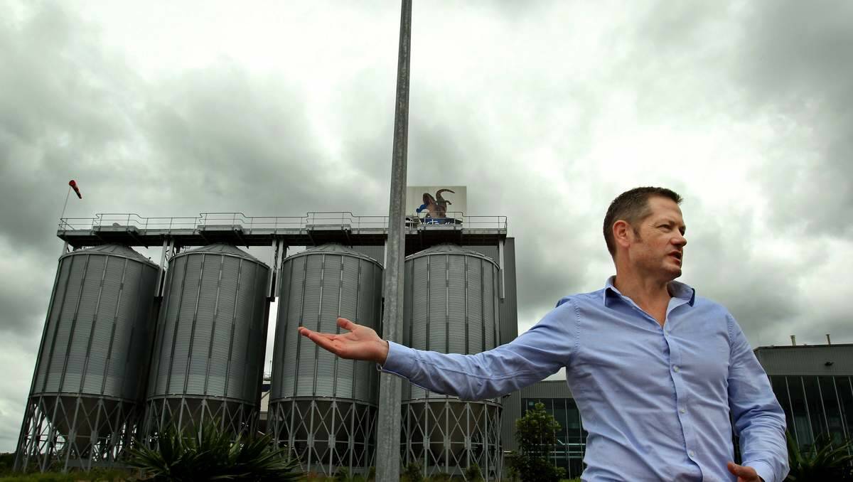 EXCESS: Corporate affairs director for Carlton and United Breweries Jeremy Griffith announces the closure of the site.  Picture: Simone De Peak