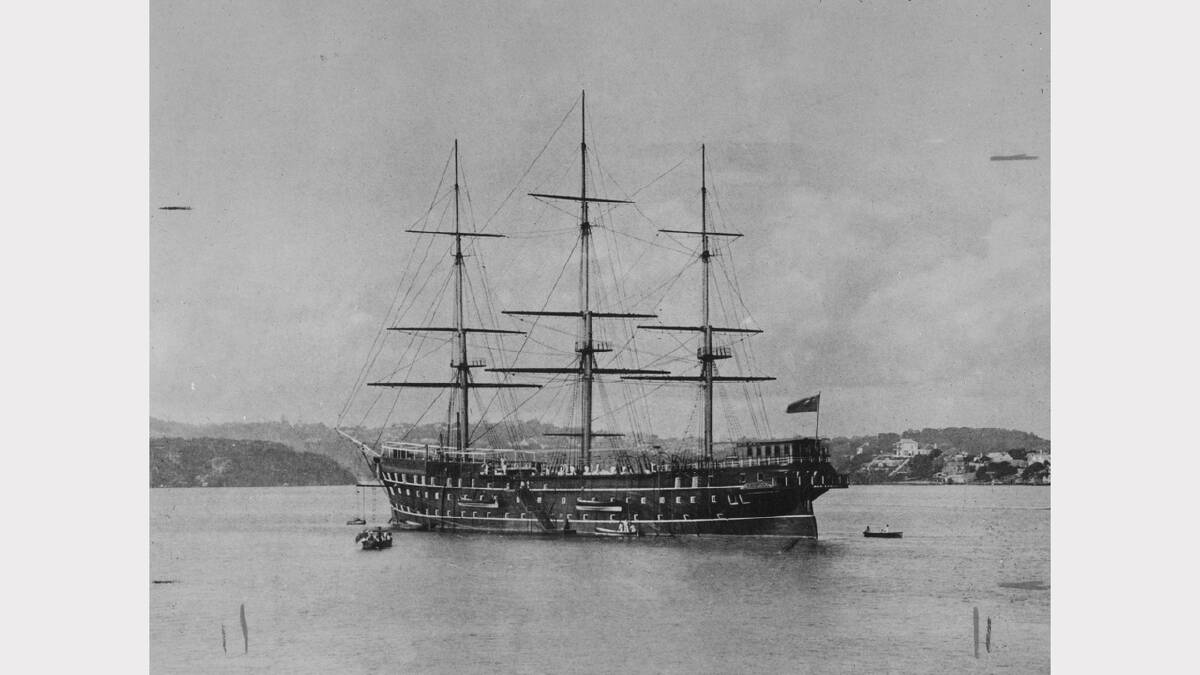 ARCHIVAL REVIVAL 1900s: Photographs from the Newcastle Herald's files. The training ship Tingira in Lake Macquarie. 