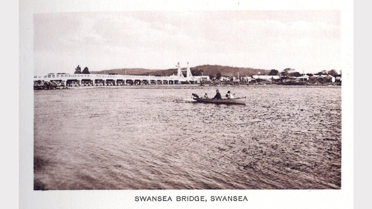 ARCHIVAL REVIVAL 1900s: Photographs from the Newcastle Herald's files. Swansea Bridge, Lake Macquarie, circa 19010.