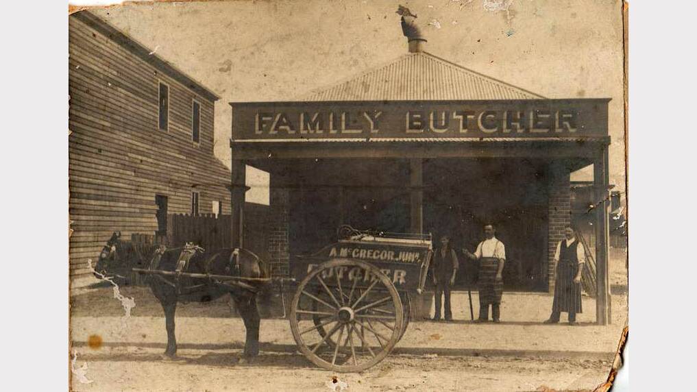 ARCHIVAL REVIVAL 1900s: Photographs from the Newcastle Herald's files. McGregors butcher shop 87 Young Street Carrington 1902.