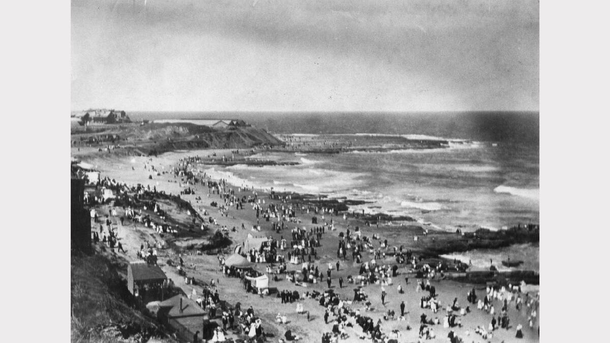ARCHIVAL REVIVAL 1900s: Photographs from the Newcastle Herald's files. Newcastle Beach Note: tramsheds above Parnell Place early 1900s. 