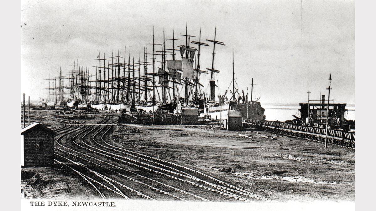 ARCHIVAL REVIVAL 1900s: Photographs from the Newcastle Herald's files. The Dyke Wharves in Newcastle Harbour at the turn of the century.