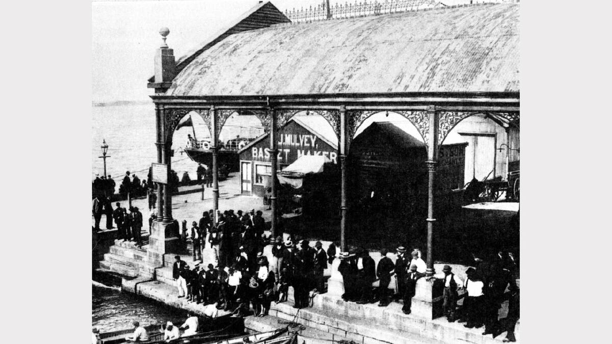 ARCHIVAL REVIVAL 1900s: Photographs from the Newcastle Herald's files. Fish Market Wharf which once existed at the foot of Market Street Newcastle.