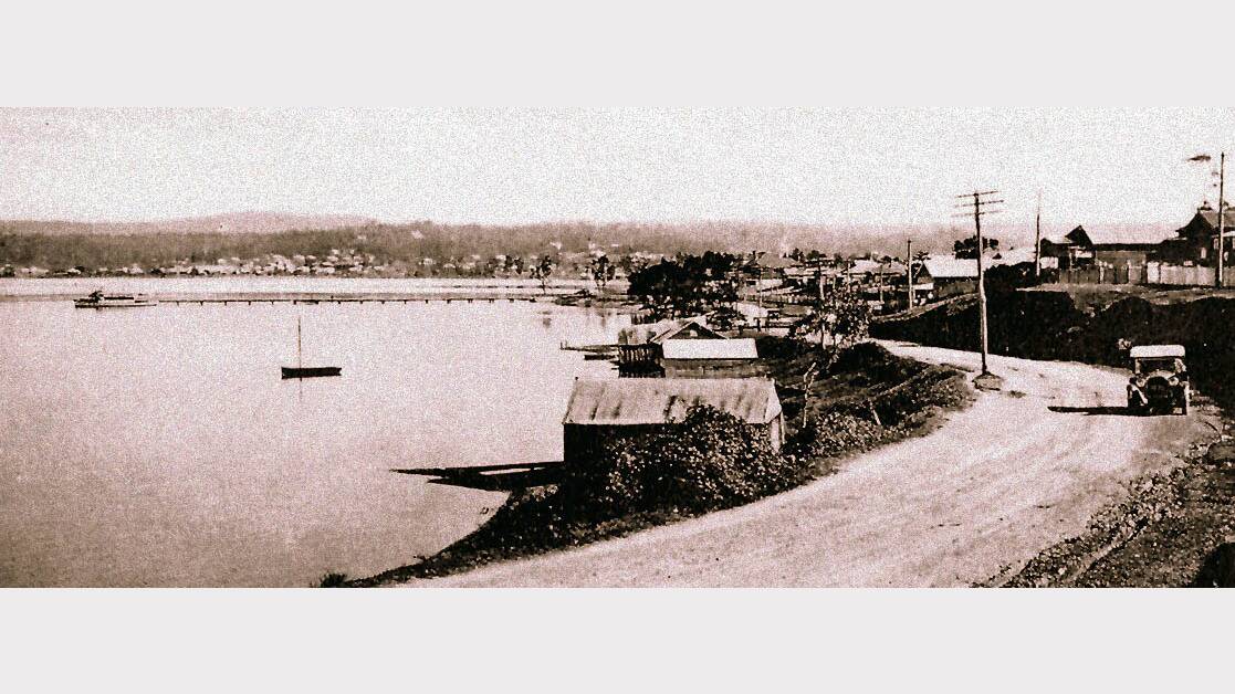 ARCHIVAL REVIVAL 1900s: Photographs from the Newcastle Herald's files. The Esplanade looking back towards Speers Point from Warners Bay Lake Macquarie. 