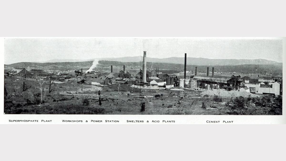ARCHIVAL REVIVAL 1900s: Photographs from the Newcastle Herald's files. The Sulphide Works at Cockle Creek in its early days.