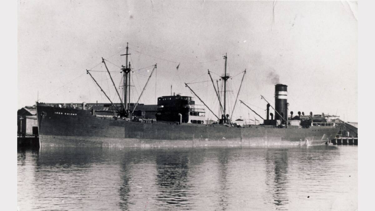 SS Iron Knight, sunk by Japanese submarine on February 8, 1943.
