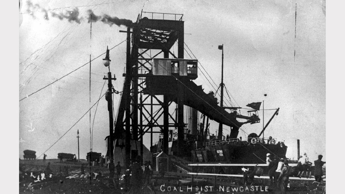 ARCHIVAL REVIVAL 1900s: Photographs from the Newcastle Herald's files. McMyler Hoist being constructed at the Carrington Dyke in late 1908.