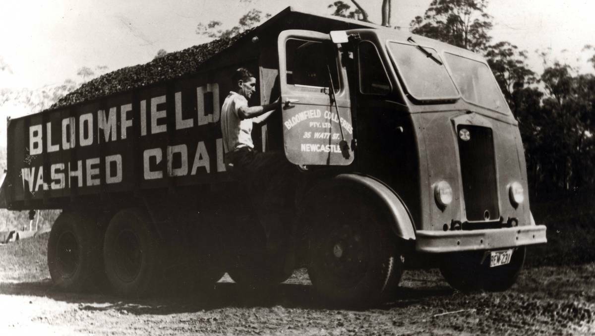 HISTORY: One of Bloomfield Collieries' early coal trucks. Picture supplied by Bloomfield Collieries.