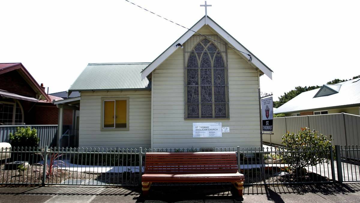 SELL: St Thomas Church, Carrington Congregation estimate- 57 Attendance- 10 Giving- 0 Giving potential- $57,000 Heritage listed- Yes Recommendation- plan church site for commercial use 