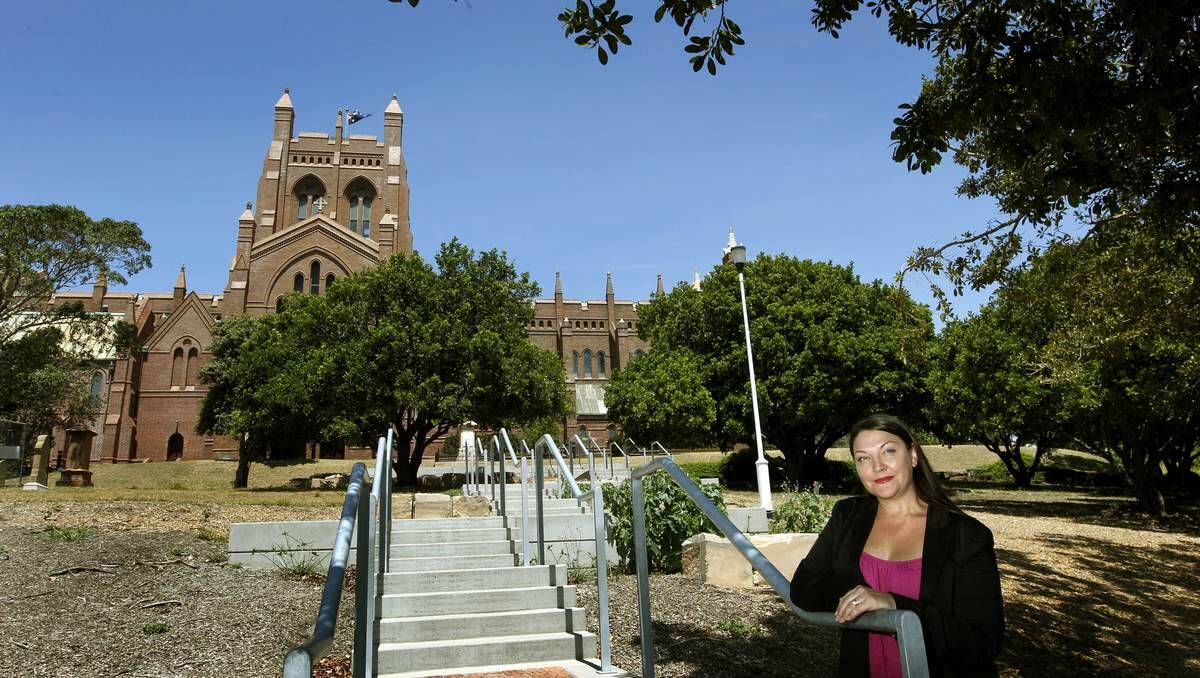 OVERVIEW: Heritage strategist Sarah Cameron in the Cathedral Cemetery where work is partly finished. Picture: Darren Pateman