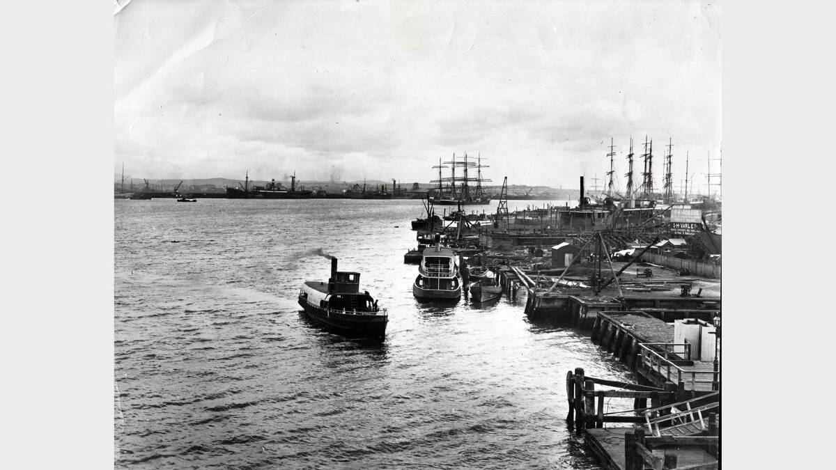 ARCHIVAL REVIVAL 1900s: Photographs from the Newcastle Herald's files. Newcastle Harbour in 1906.