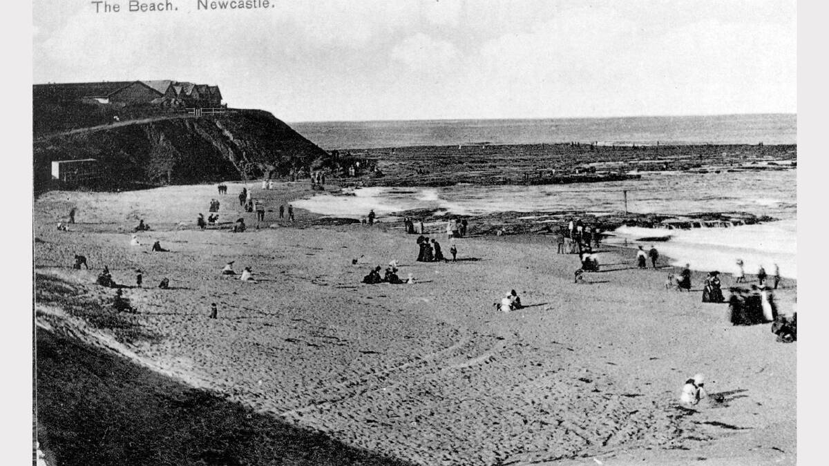 ARCHIVAL REVIVAL 1900s: Photographs from the Newcastle Herald's files.  Newcastle Beach 1908.