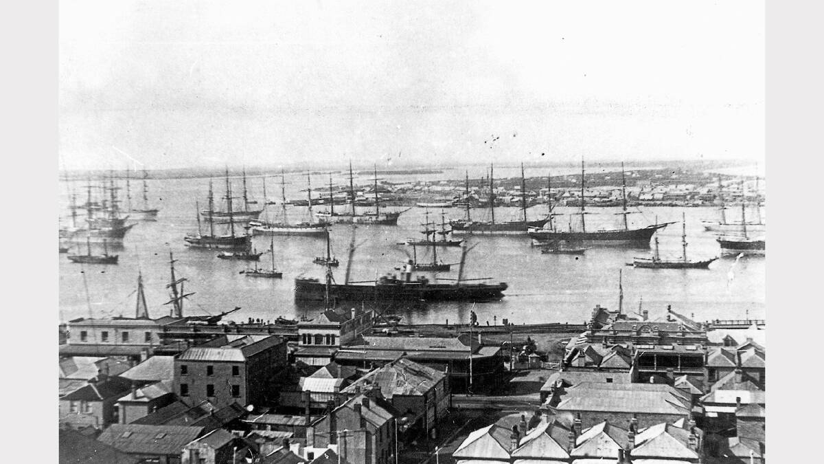 ARCHIVAL REVIVAL 1900s: Photographs from the Newcastle Herald's files. A panorama of the port of Newcastle around 1900 when coalminers worked in the deep tunnels beneath the harbour. 