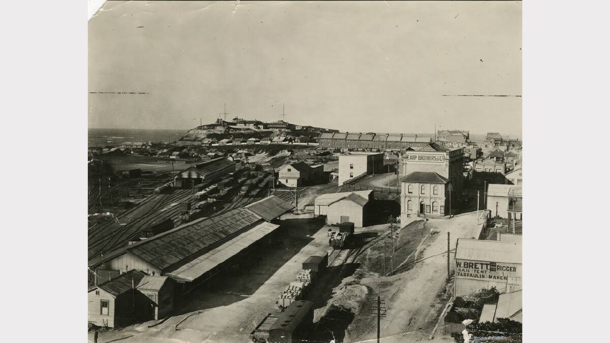 ARCHIVAL REVIVAL 1900s: Photographs from the Newcastle Herald's files. Customs House Tower general view of goods yard. 