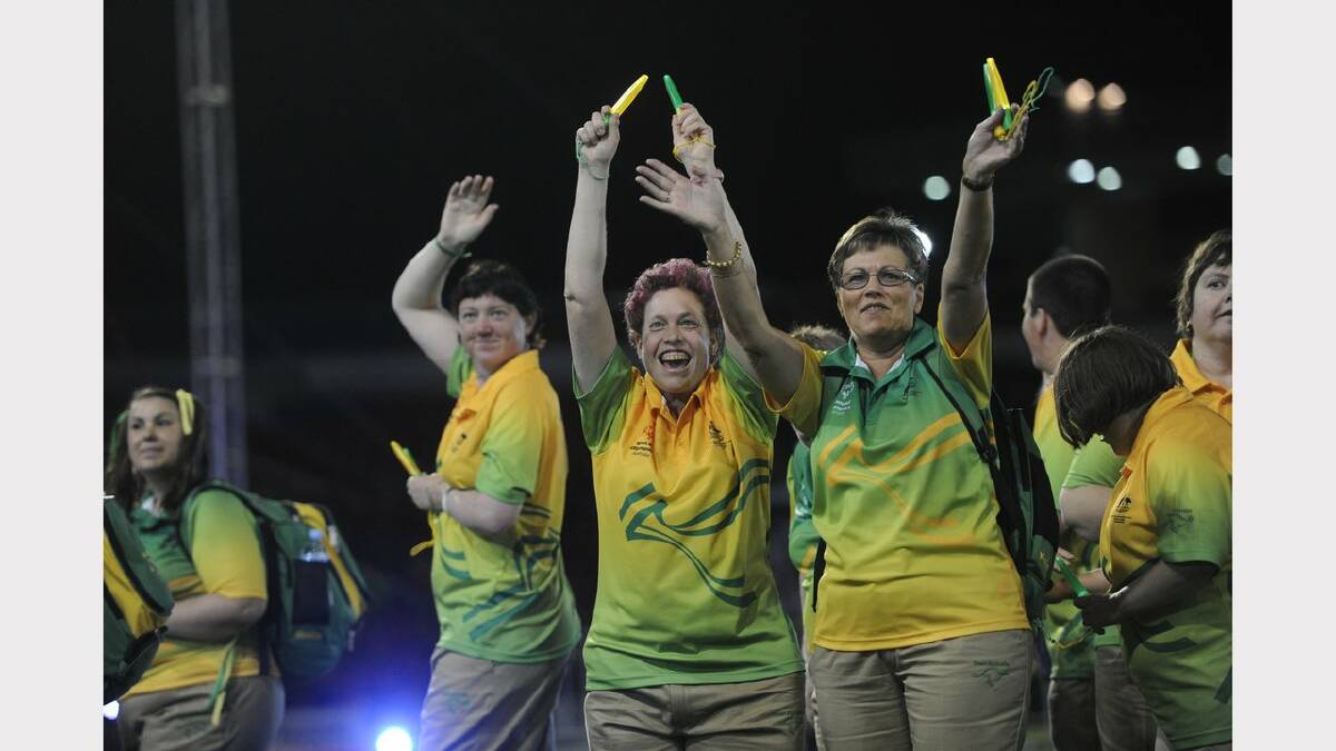 The opening ceremony of the Special Olympics on Sunday night. Picture Marina Neil 