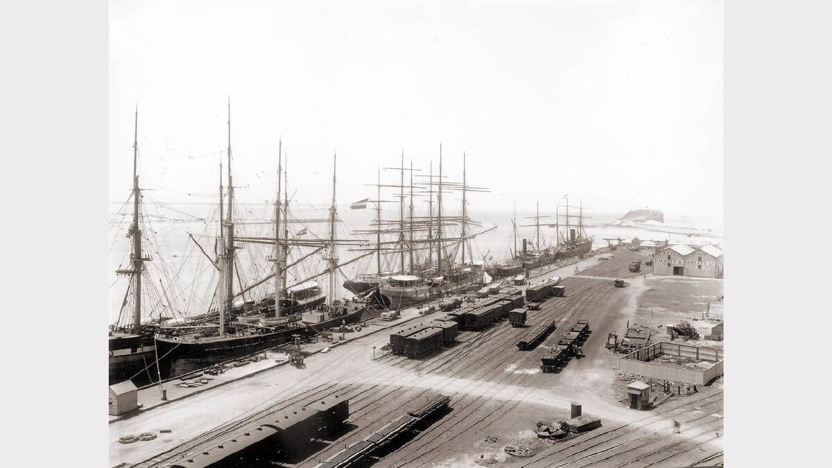 ARCHIVAL REVIVAL 1900s: Photographs from the Newcastle Herald's files. Newcastle Harbour East End rail yards.