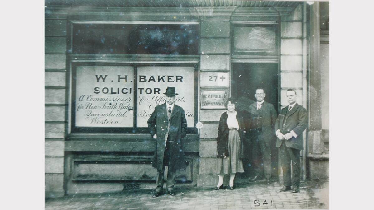 ARCHIVAL REVIVAL 1900s: Photographs from the Newcastle Herald's files. Baker law firm 1906.